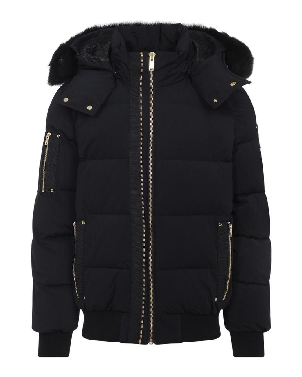 Moose Knuckles Black Stagg Bomber for men