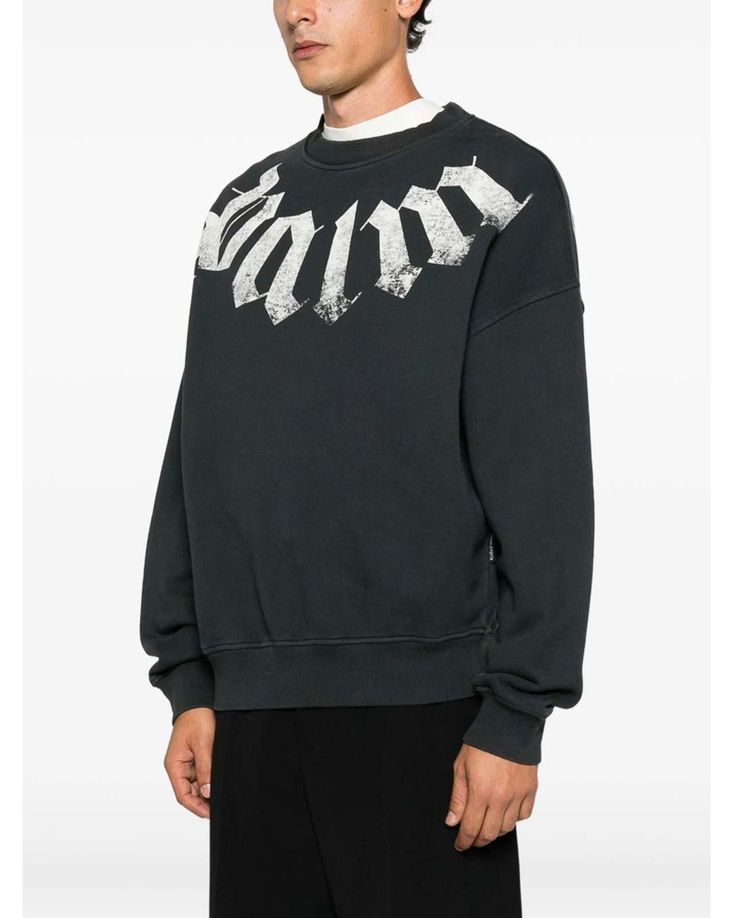 Palm Angels Black Sweatshirt for men