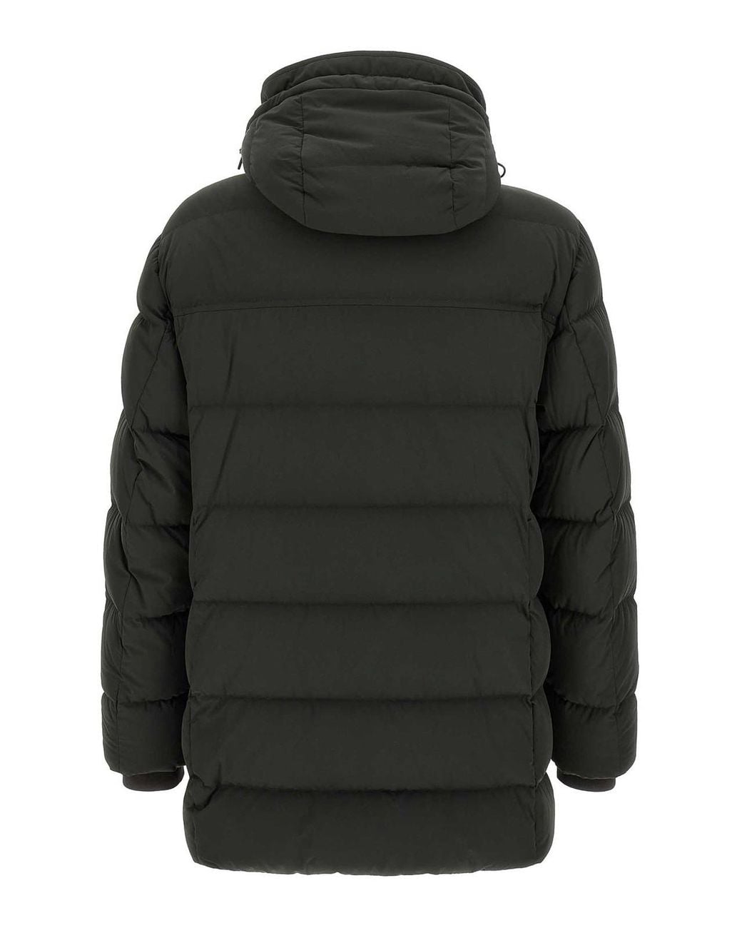 Moorer Black Gorner-Kn' Down Jacket for men