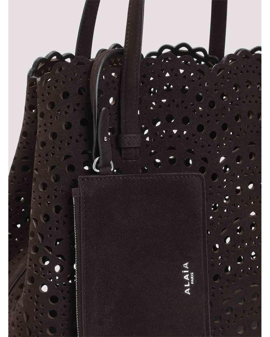Alaïa Black Mina 25 Nabuck