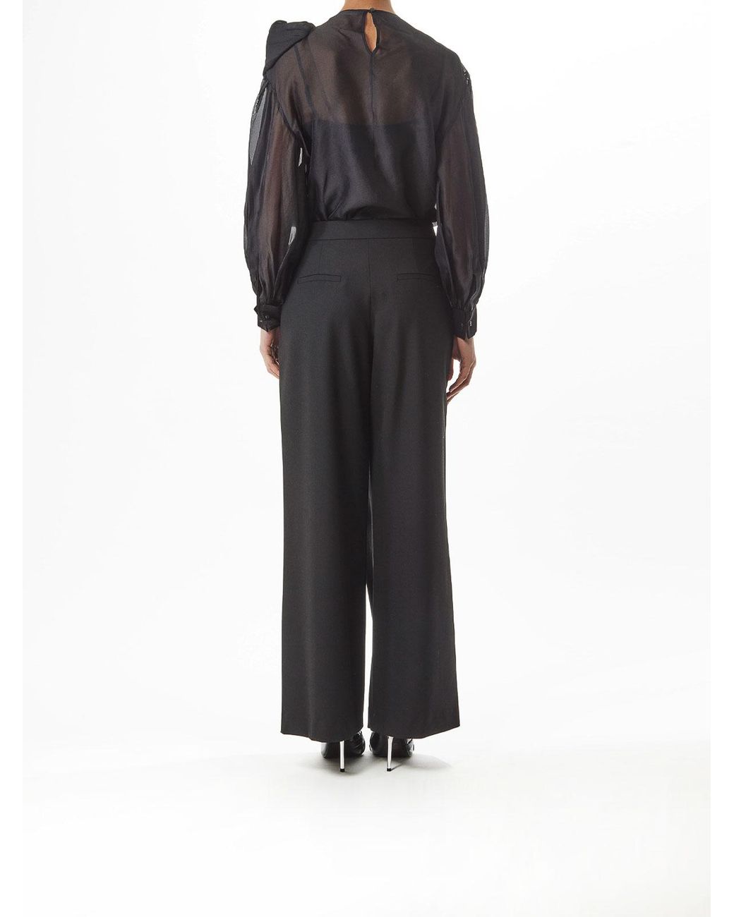 Karl Lagerfeld Gray Wrap Pants