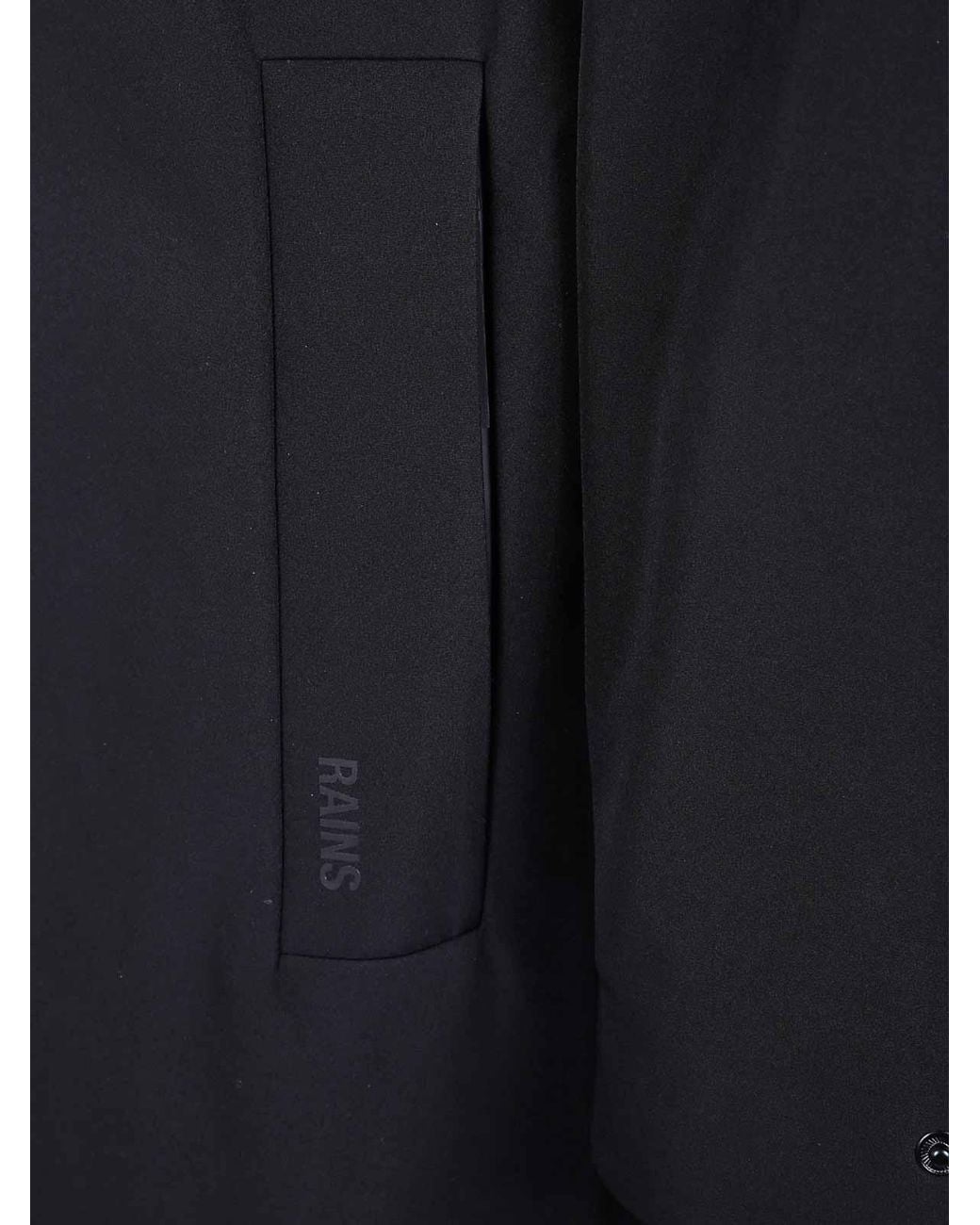 Rains Blue Suva Vision Softshell A-Line Hooded Raincoat for men
