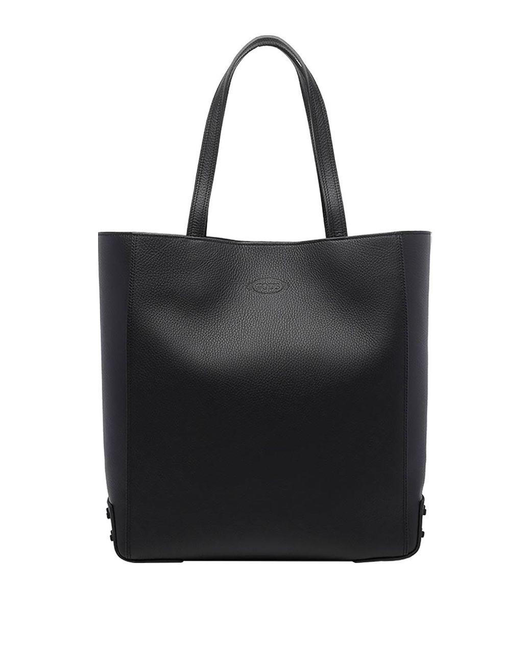 Tod's Black Medium Leather Tote Bag for men