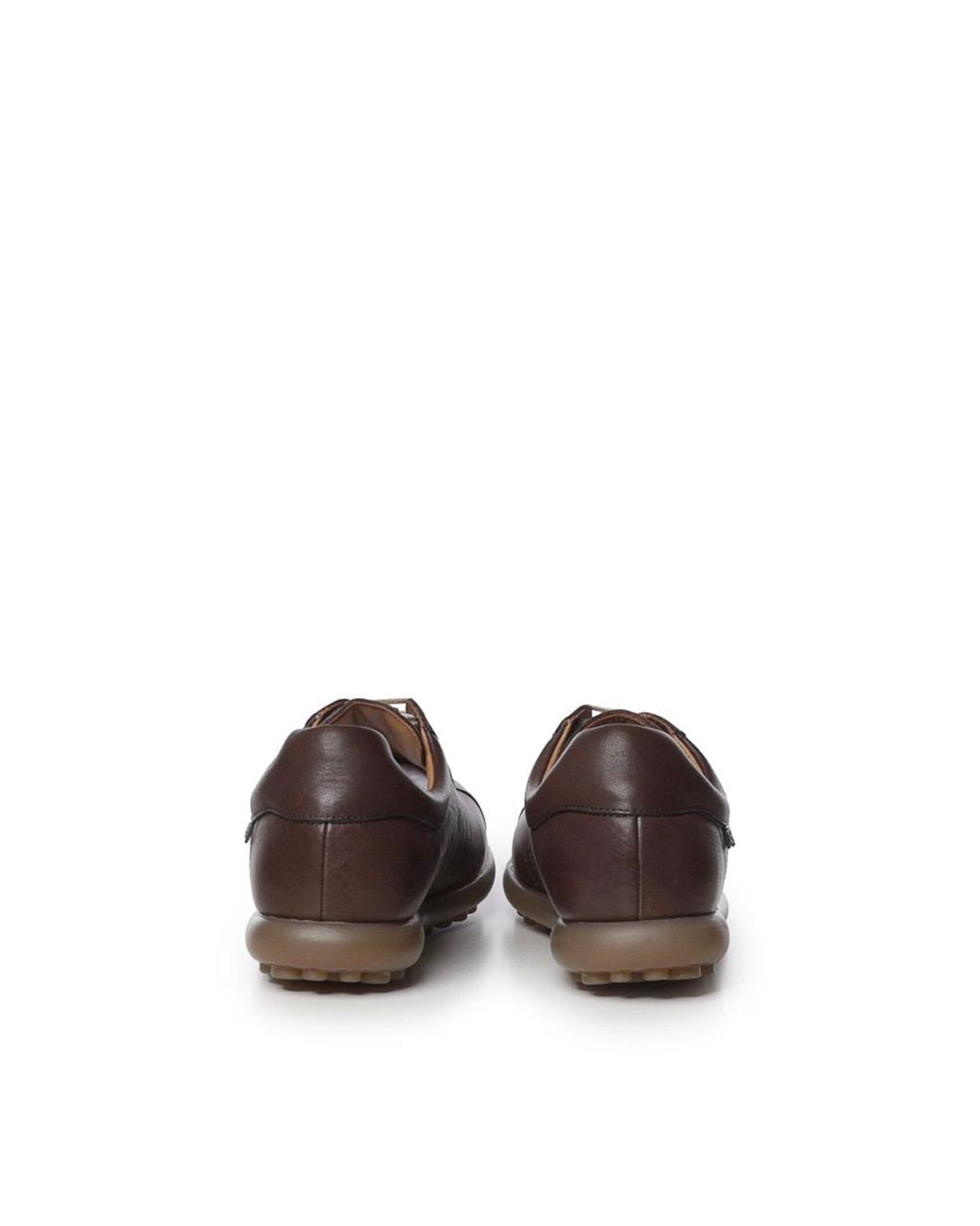 Camper Brown Pelotas Leather Sneakers for men