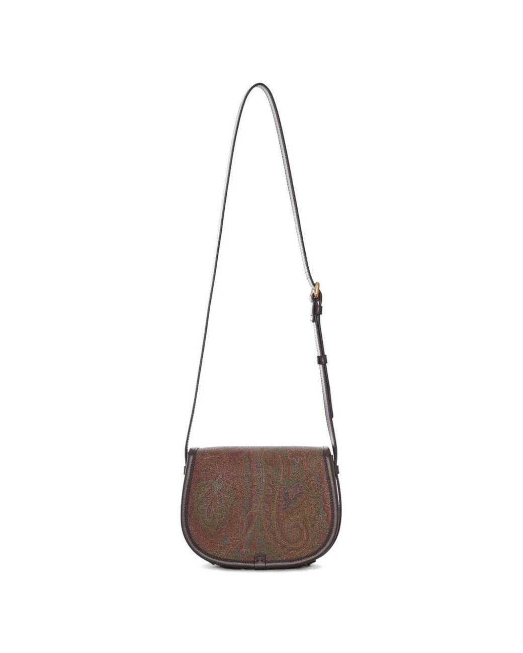 Etro White Arnica Leather Crossbody Bag