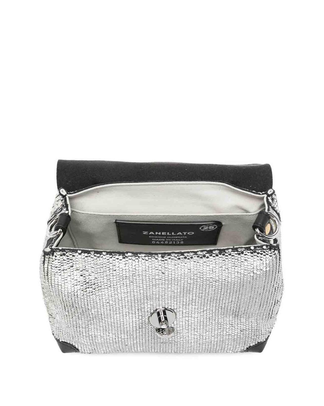 Zanellato White Postina Cbi Baby Leather Handbag