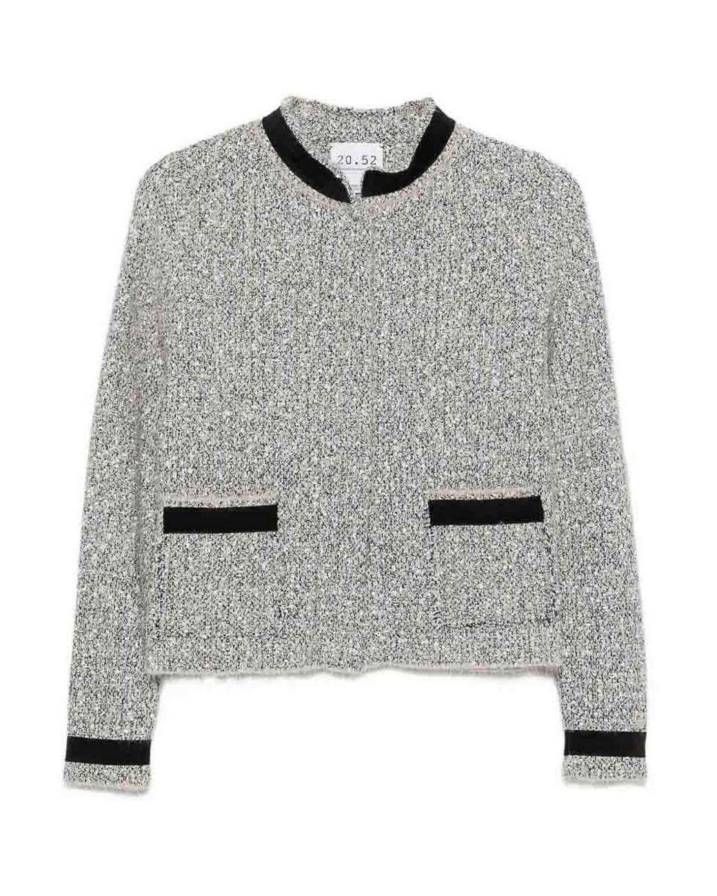 NEERA 20.52 Gray Jacket Bouclet