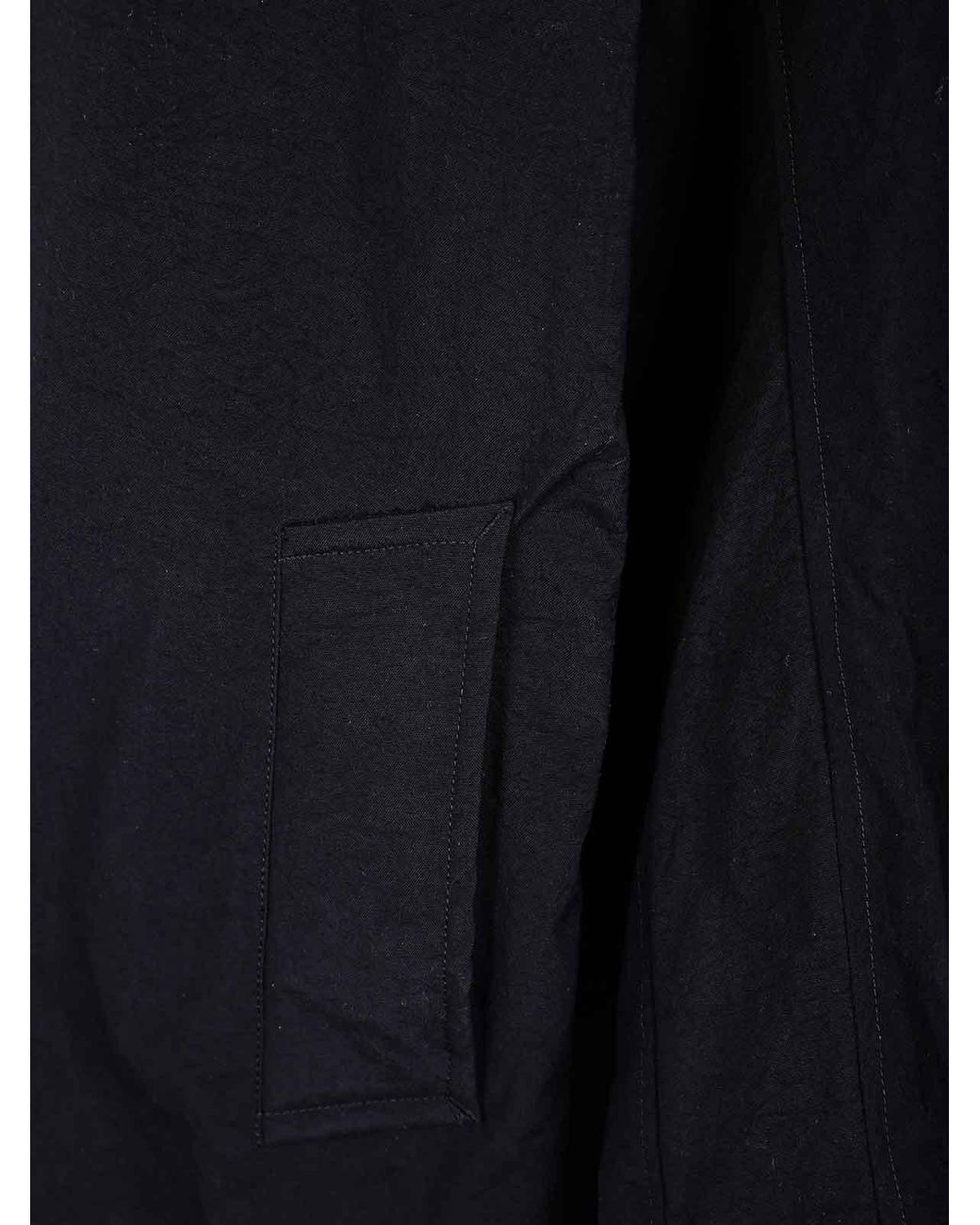 Y's Yohji Yamamoto Blue Hoodie Short Coat