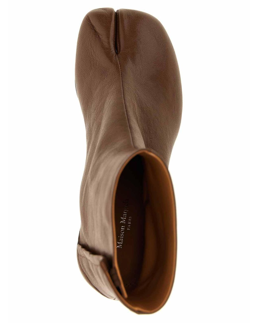 Maison Margiela Brown Tabi Ankle Boots