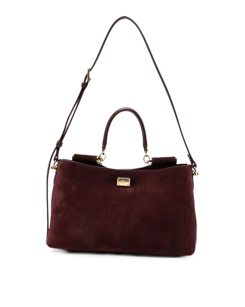 Dolce & Gabbana Purple Vittoria Hand Bag
