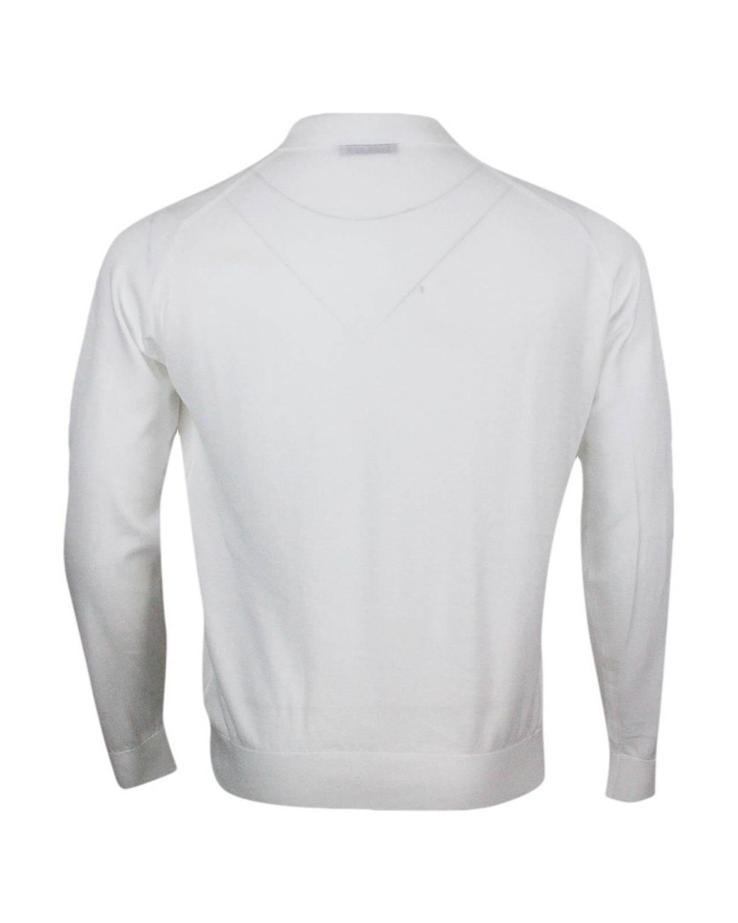 John Smedley White T-Shirt for men