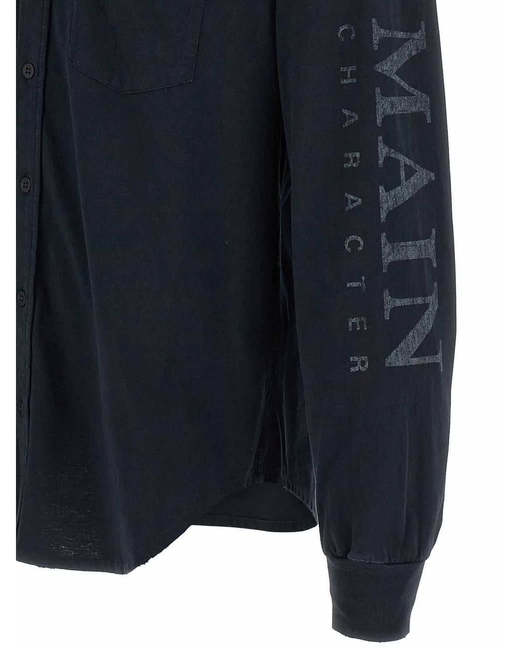 Balenciaga Blue Shirt T-Shirt for men