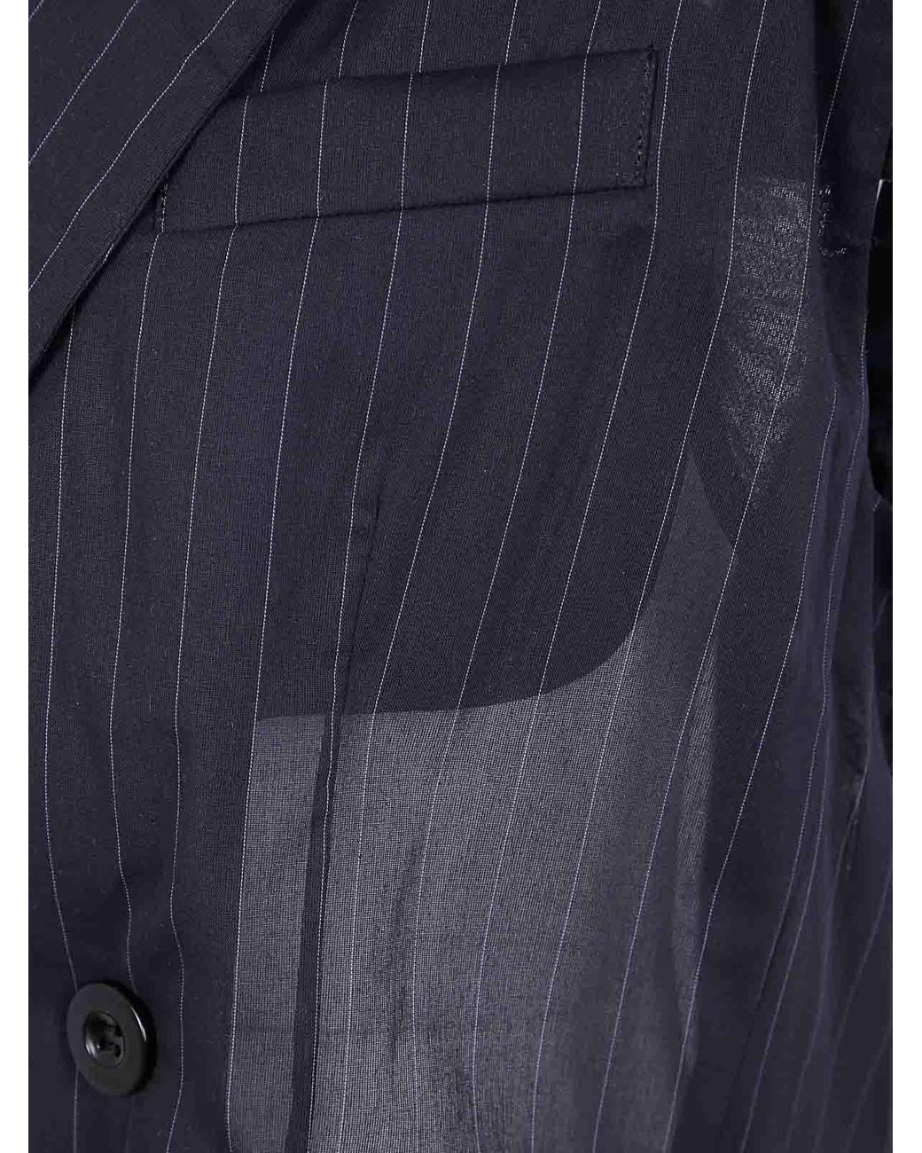25ss完売✨サカイ High Twist Voile Vest サイズ3 Sacai High Twist Voile Vest in Black | Lyst