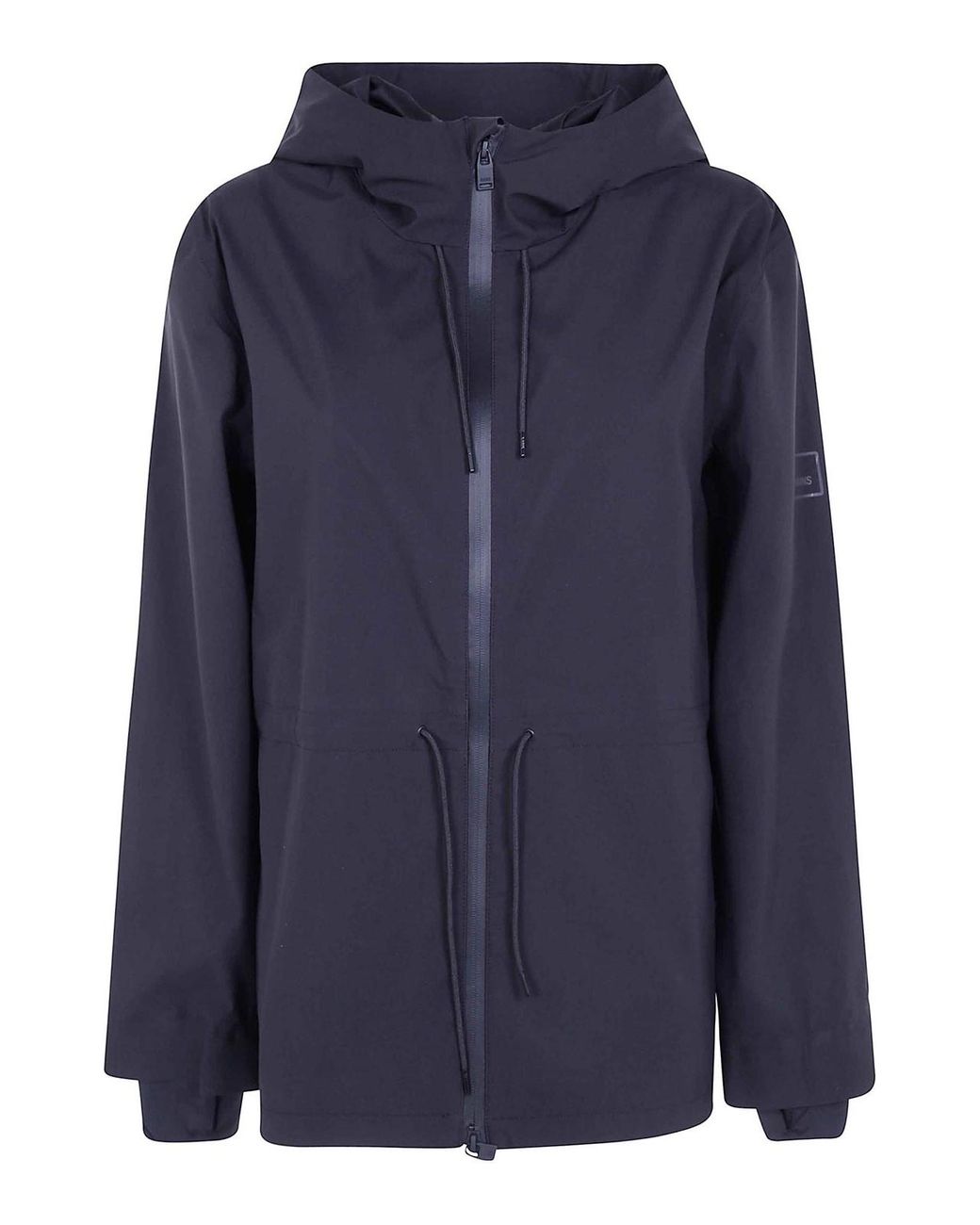 Rains Blue Suva Hardshell String Jacket