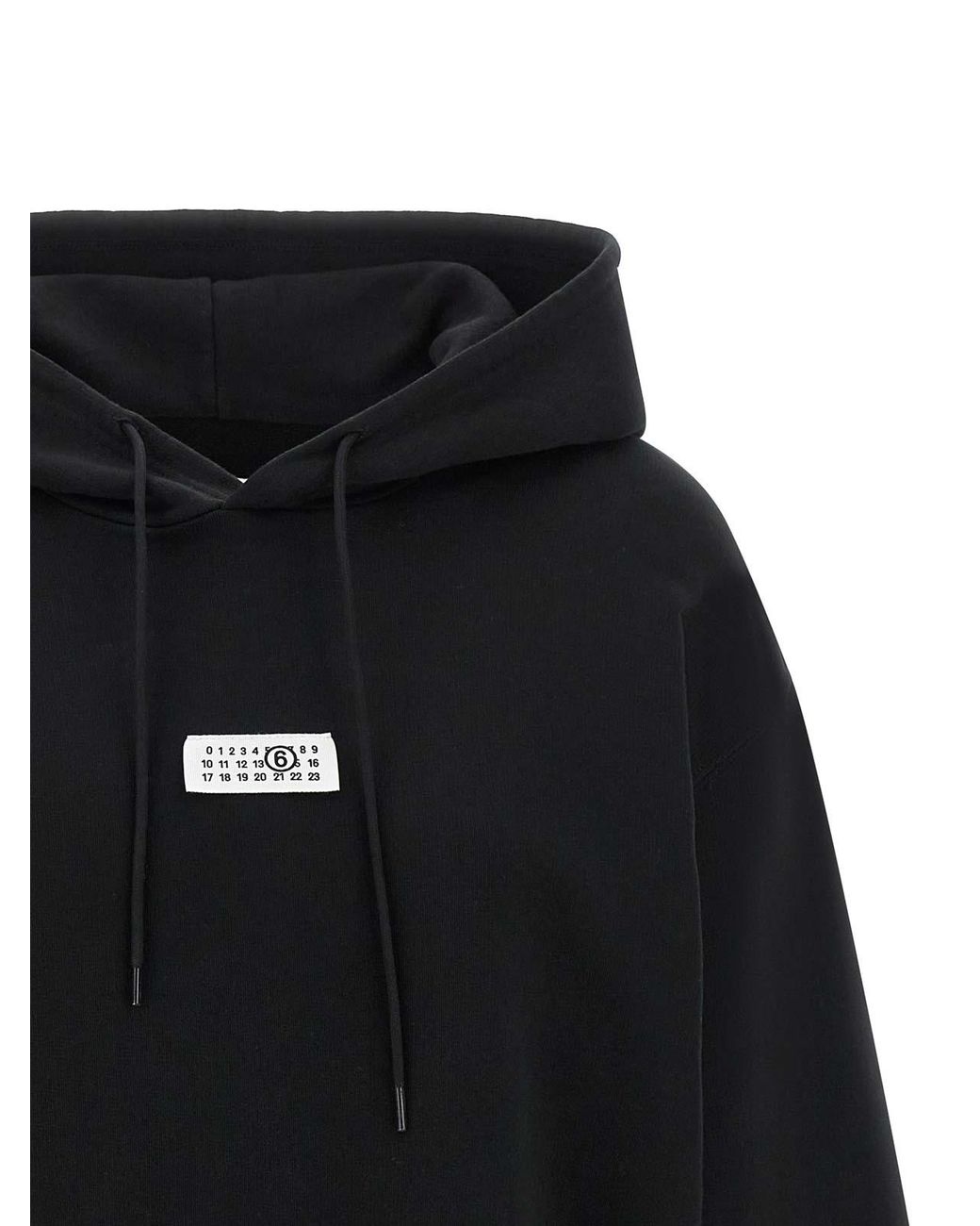 MM6 by Maison Margiela Blue Numeric Signature Mm6' Hoodie