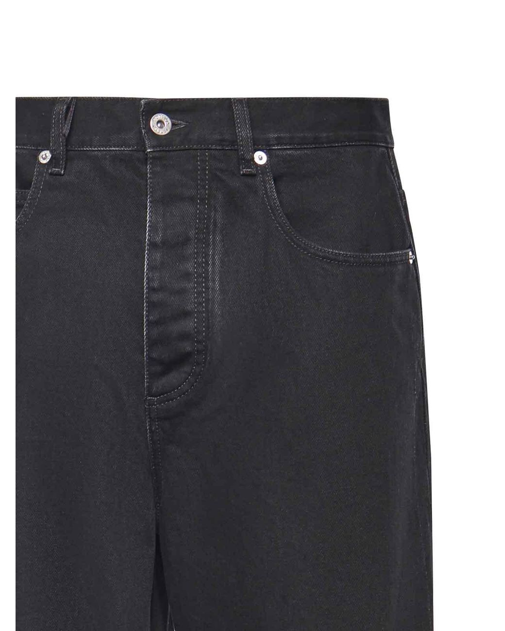 Bottega Veneta Blue Cuffed Denim Jeans for men