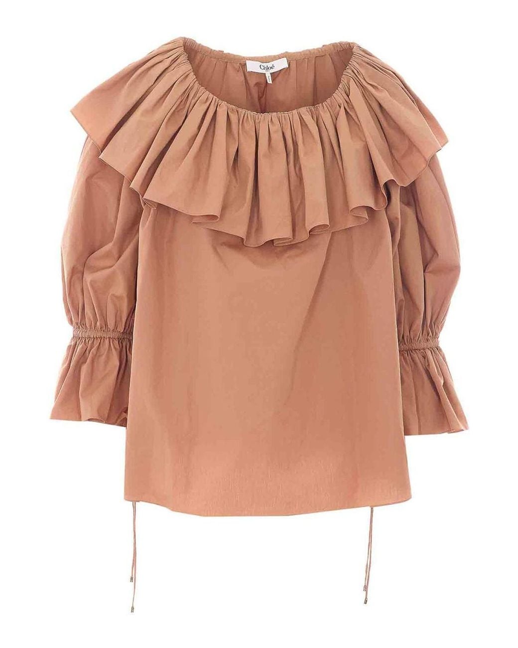 Chloé White Reef Sheel H101 Top