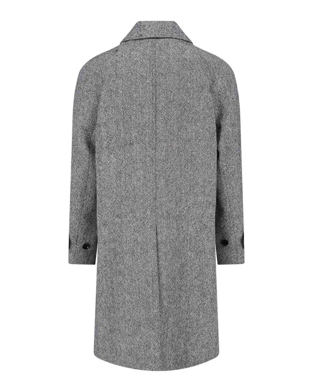 Abrigo Midi Lardini de hombre de color Gray