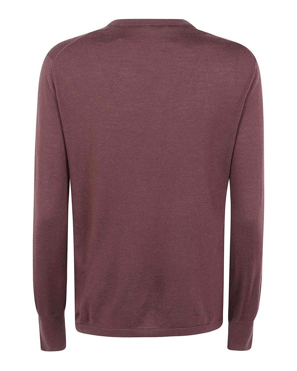 Aspesi Purple Round Neck Sweater