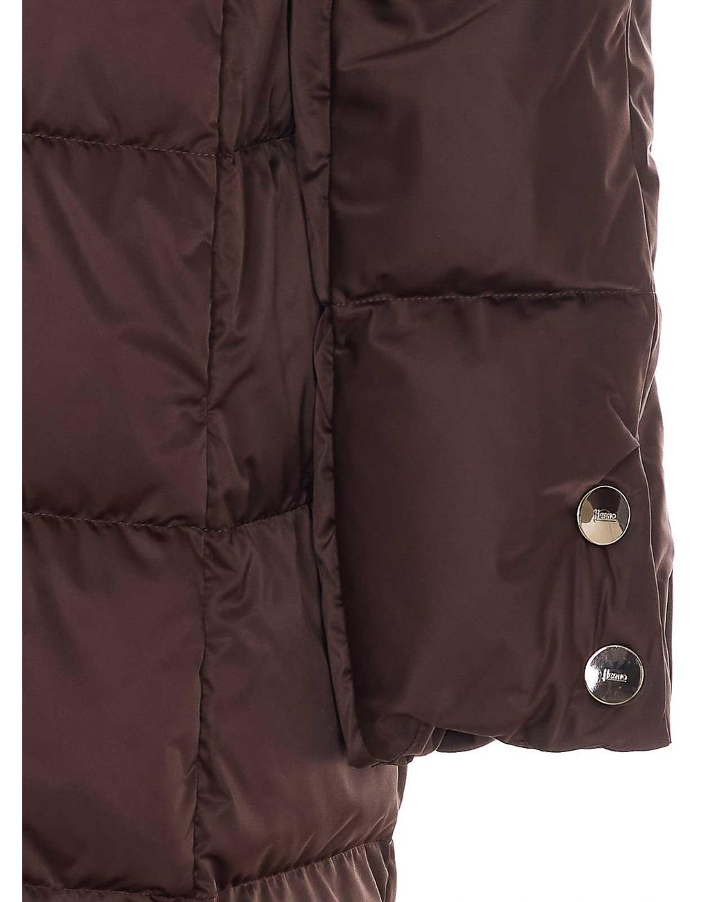 Herno Brown A-Shape Down Jacket