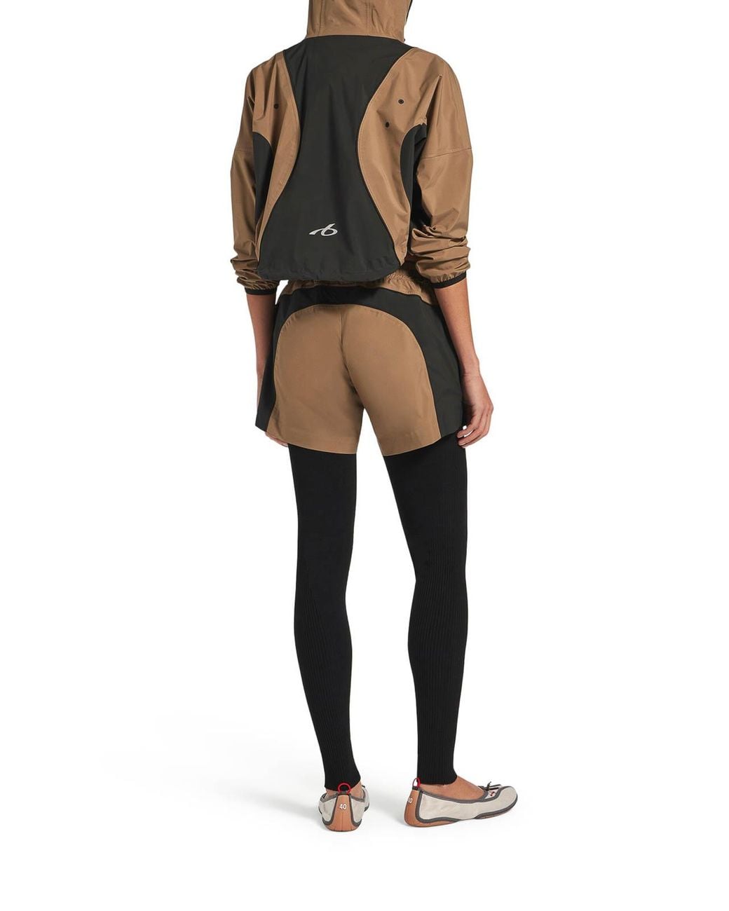 Balenciaga Natural Techwear Cropped Jacket