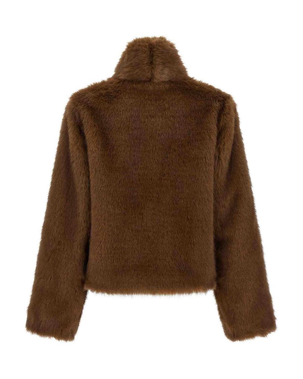 BB COUTURE Brown Eco-Fur Coat