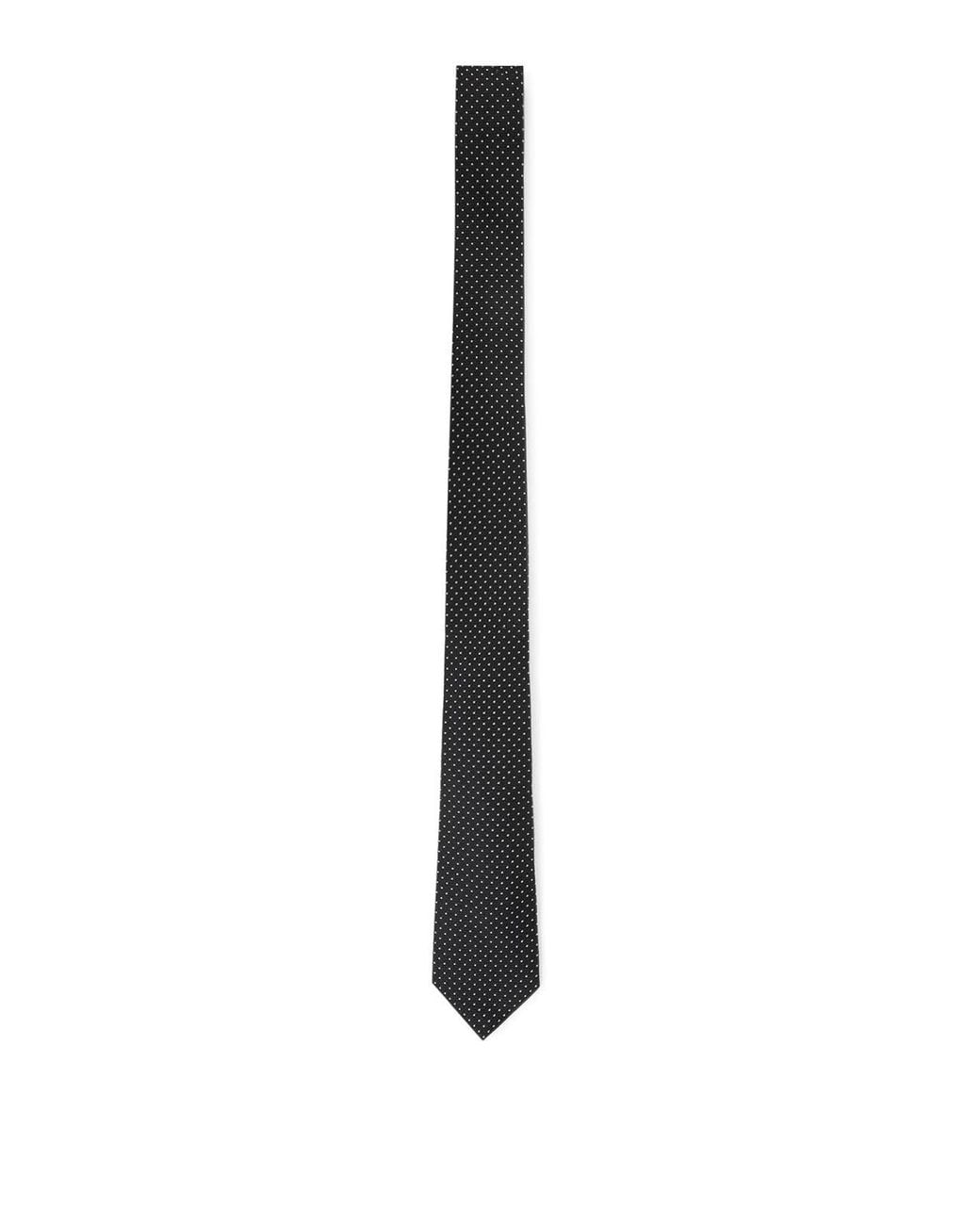 Tom Ford White Micro Dots Tie for men