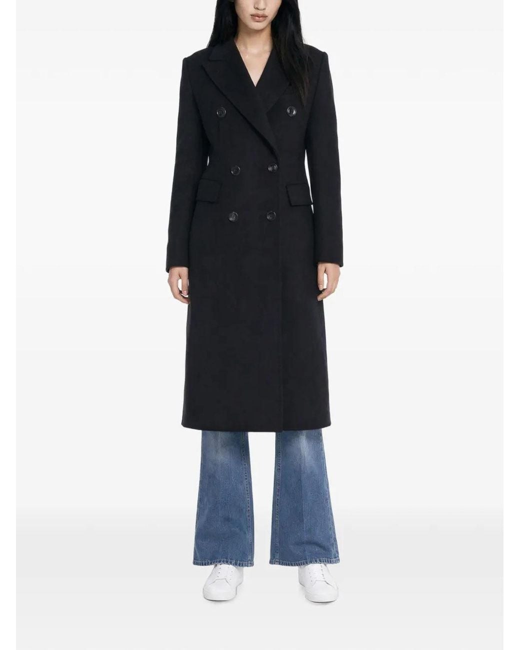 Max Mara Black Coat Effige