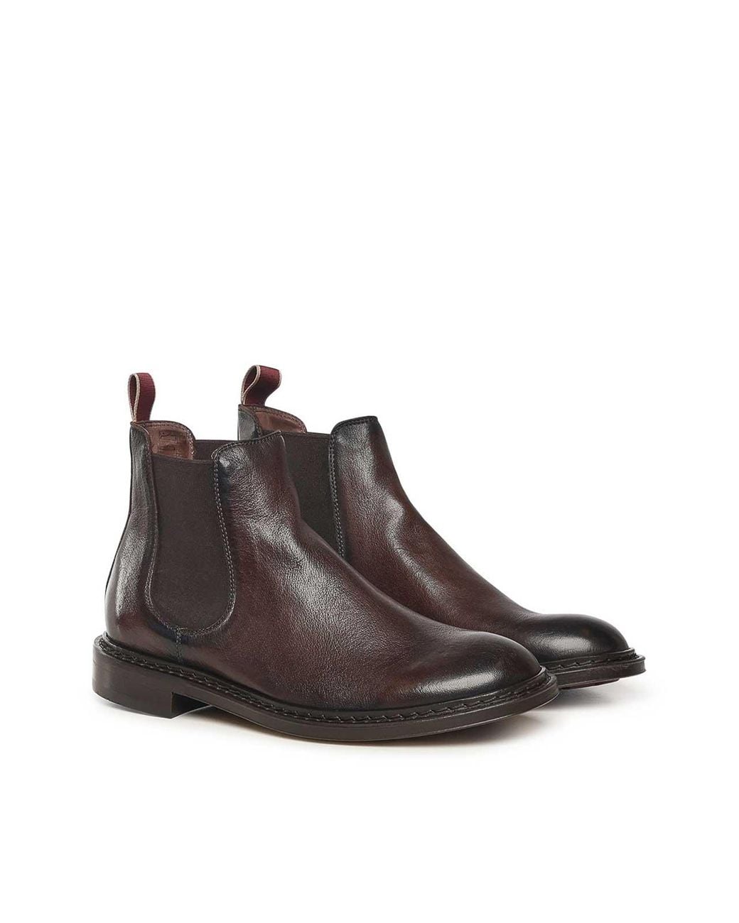 Sturlini Brown Leather Chelsea Boot for men