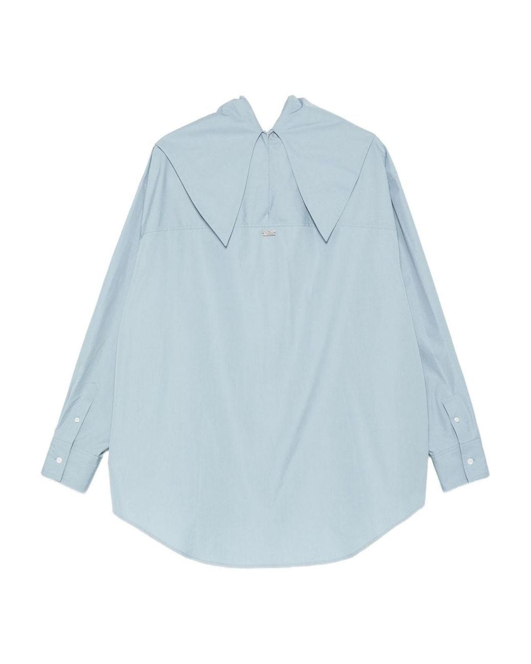 AMI Blue Bandana Cotton Shirt
