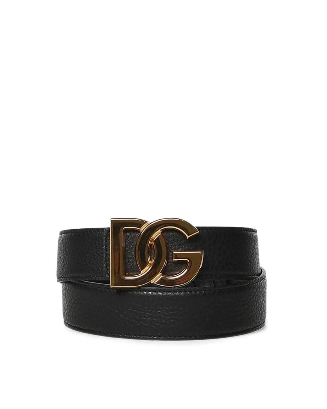 Dolce & Gabbana Black Logo Belt Belt for men