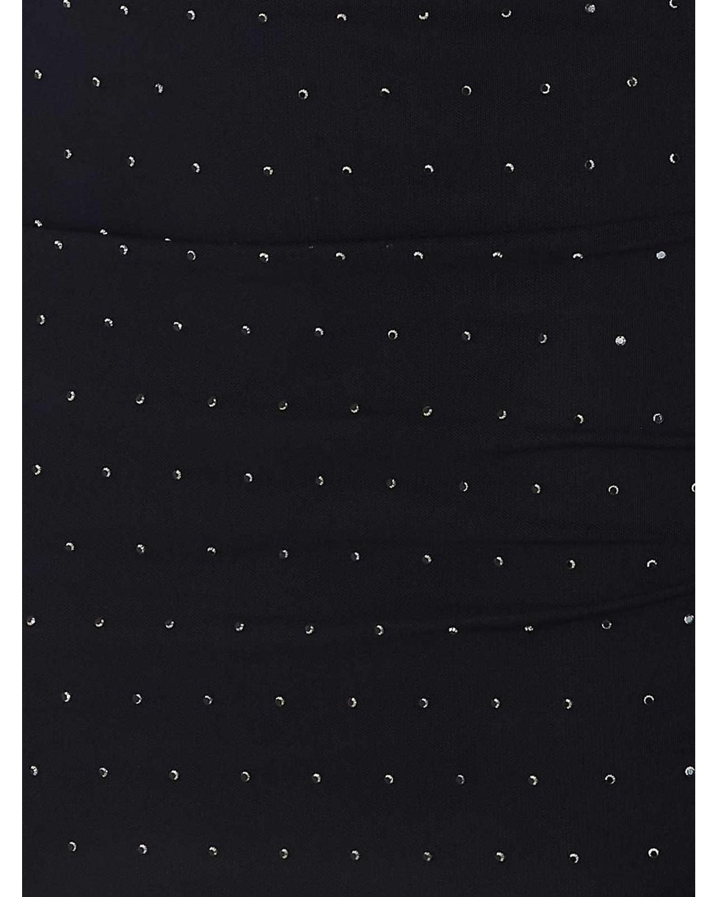 Liu Jo Black Sheer Cut-Out Mini Dress
