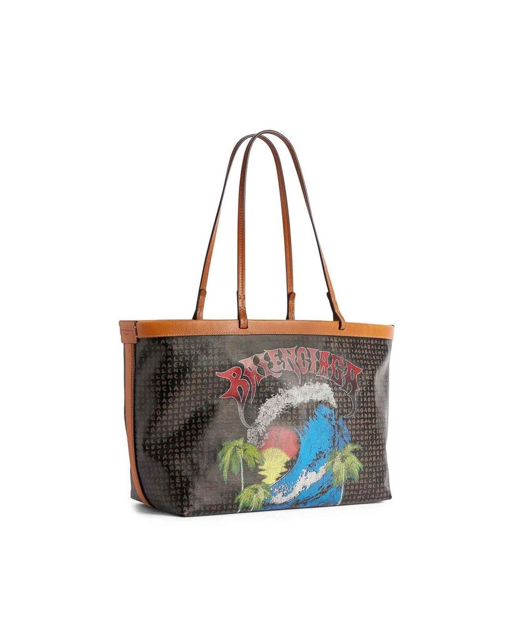 Balenciaga Pink Select Medium Coated Canvas Tote