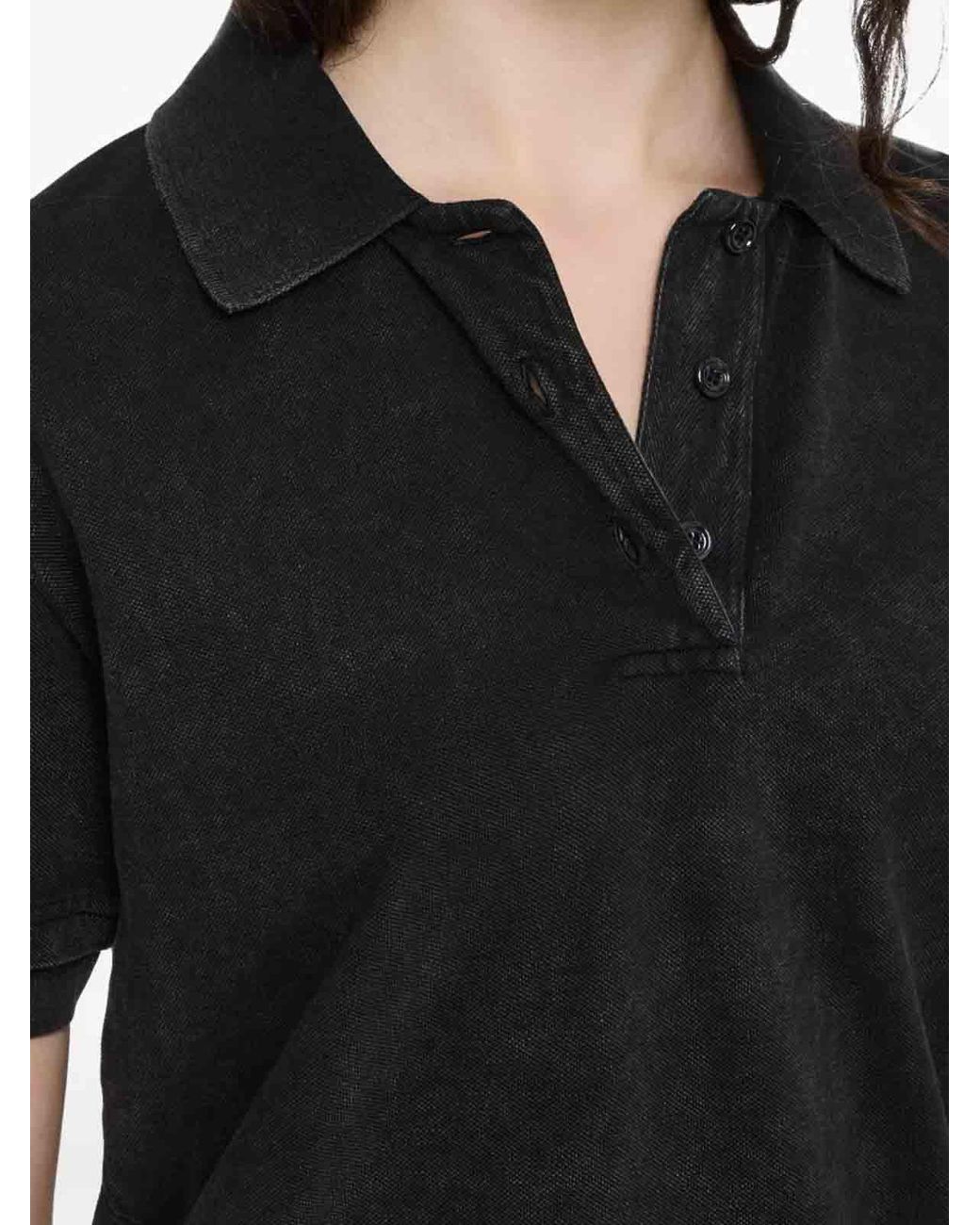 J.W. Anderson Black Polo Shirt With Logo
