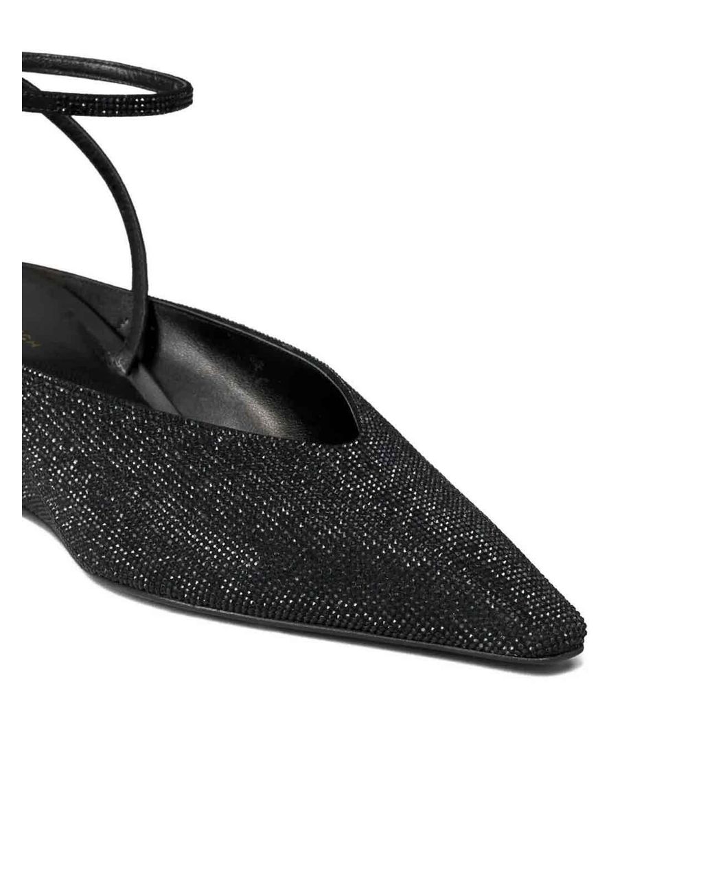 Tory Burch Black Pave Wedge 50Mm