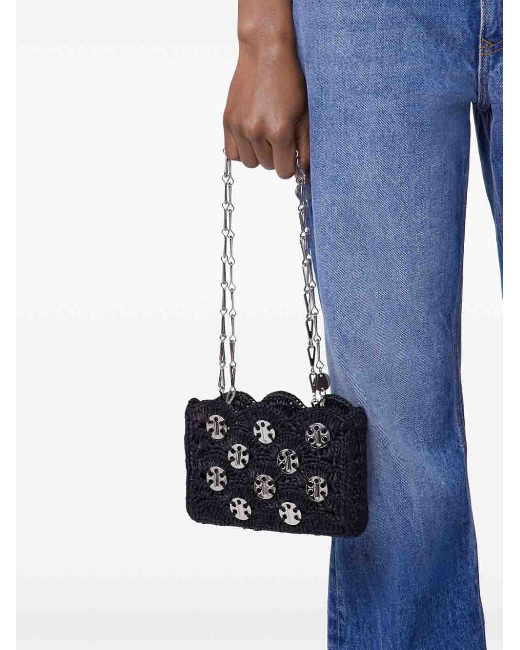 Rabanne White Nano 1969 Bag
