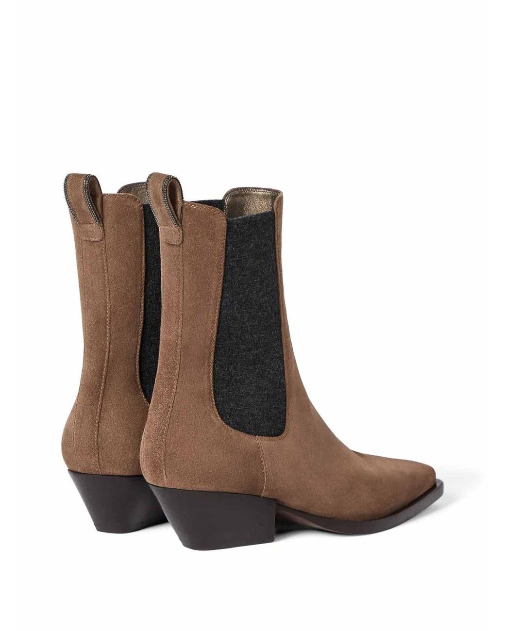 Brunello Cucinelli Brown Chelsea Boot