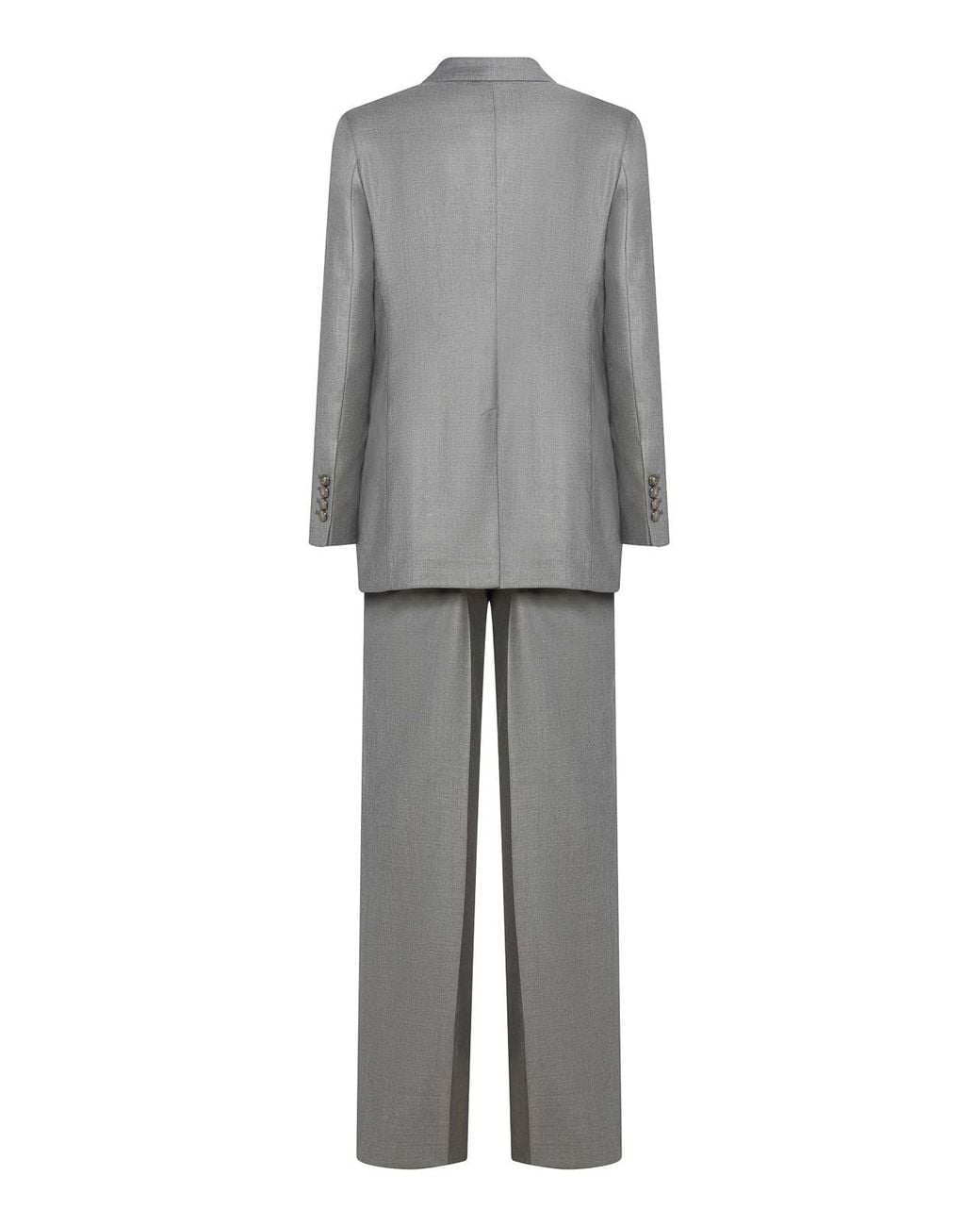 Franzese Collection Gray Lady Diana Double-Breasted Dress