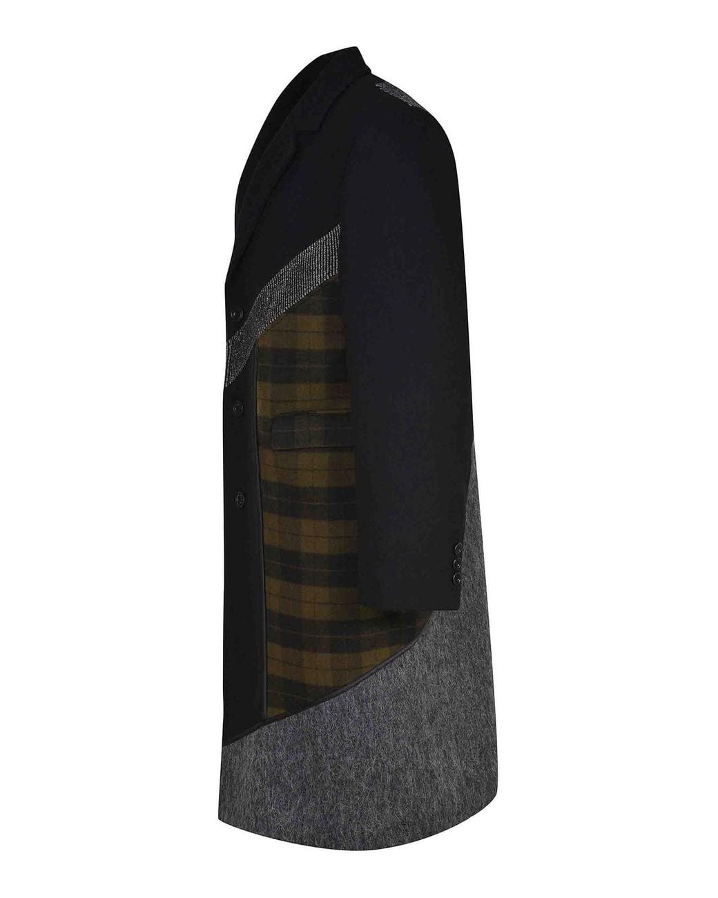 ANDERSSON BELL Black Coat Made Of Wool Blend for men