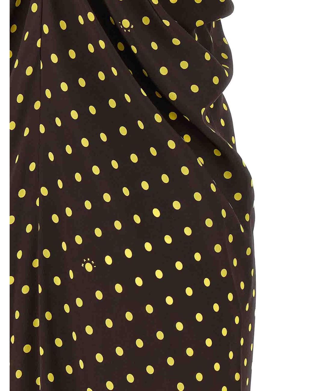 Marni Multicolor Polka Rhythm Dress