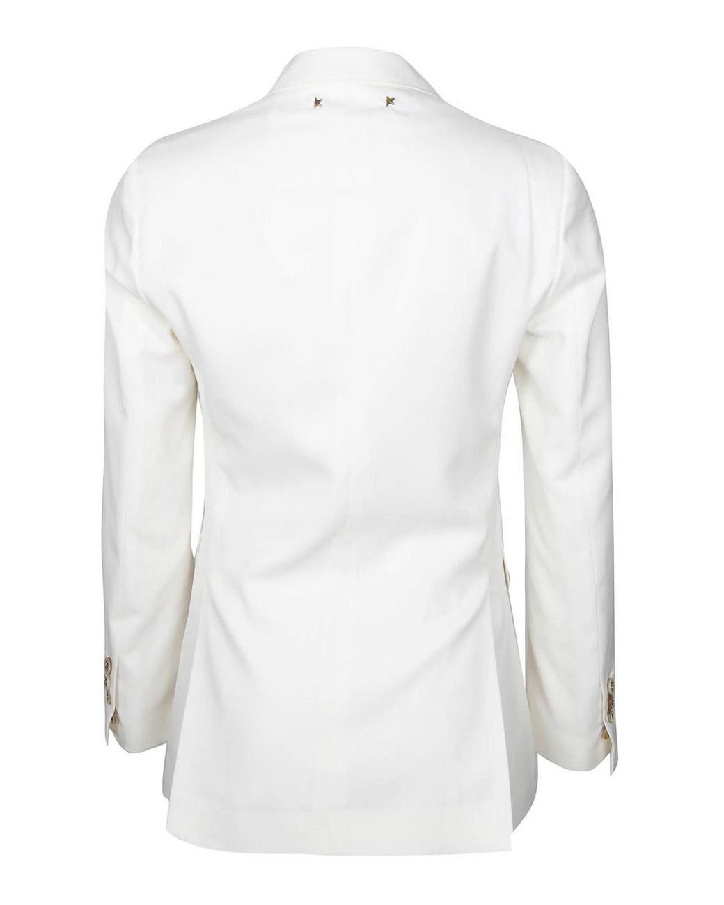 Golden Goose Deluxe Brand White Double-Breasted Blazer