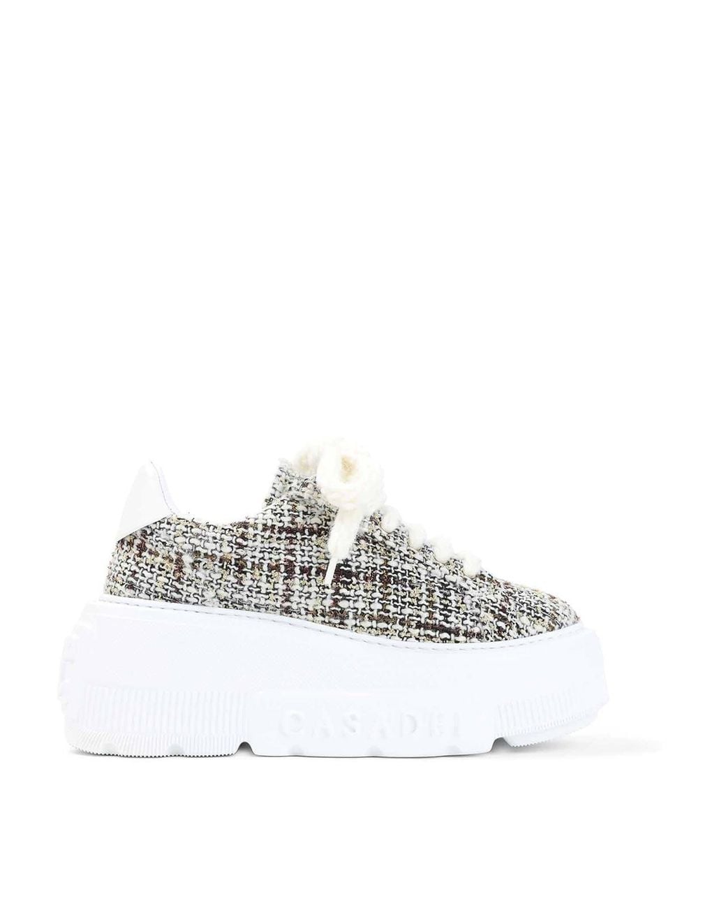 Casadei White Nexus Boucl Sneakers