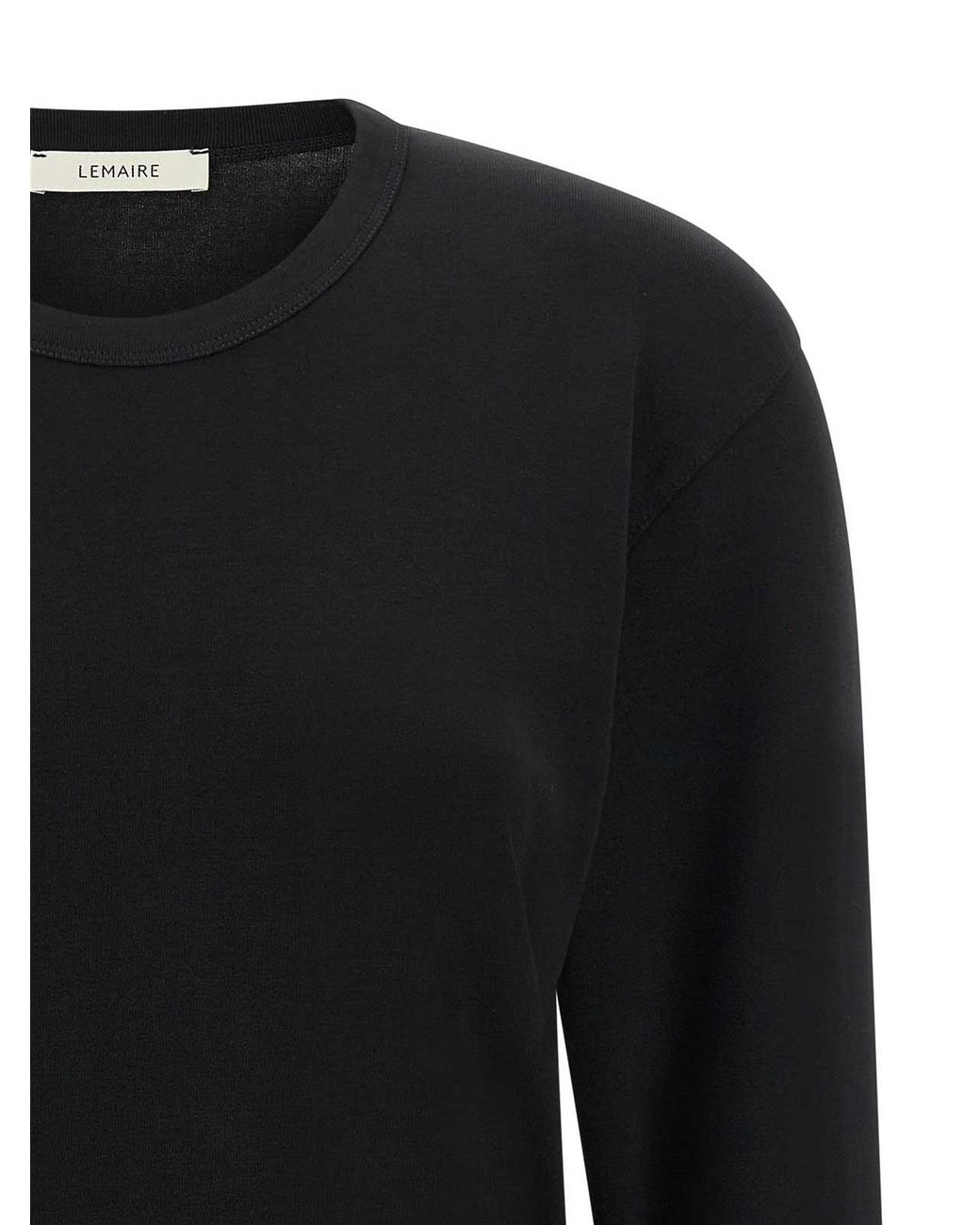 Lemaire Black Cotton Sweater