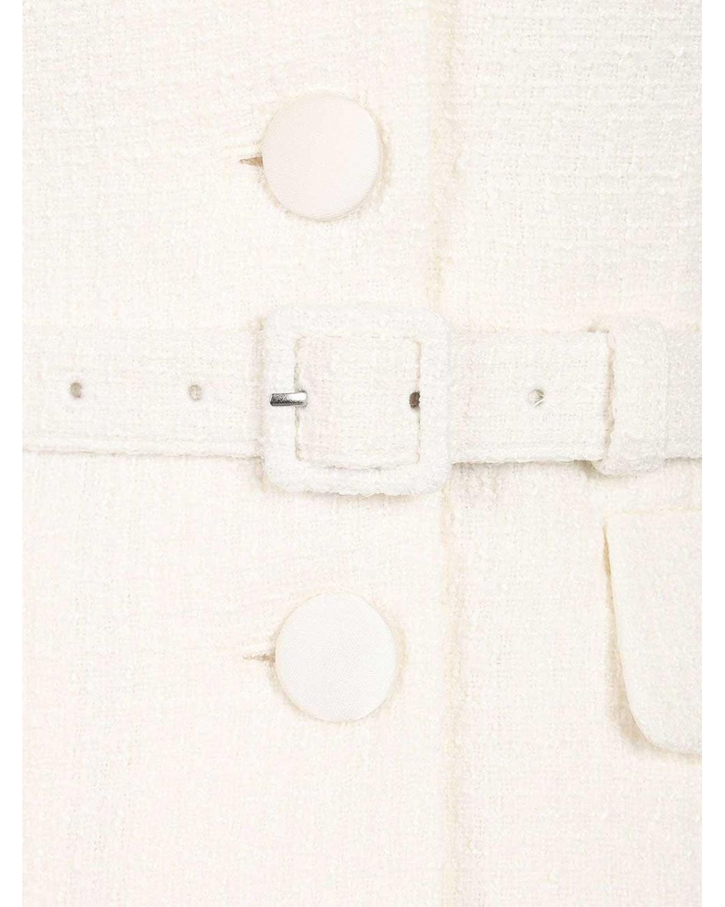 Self-Portrait White Midi Dress