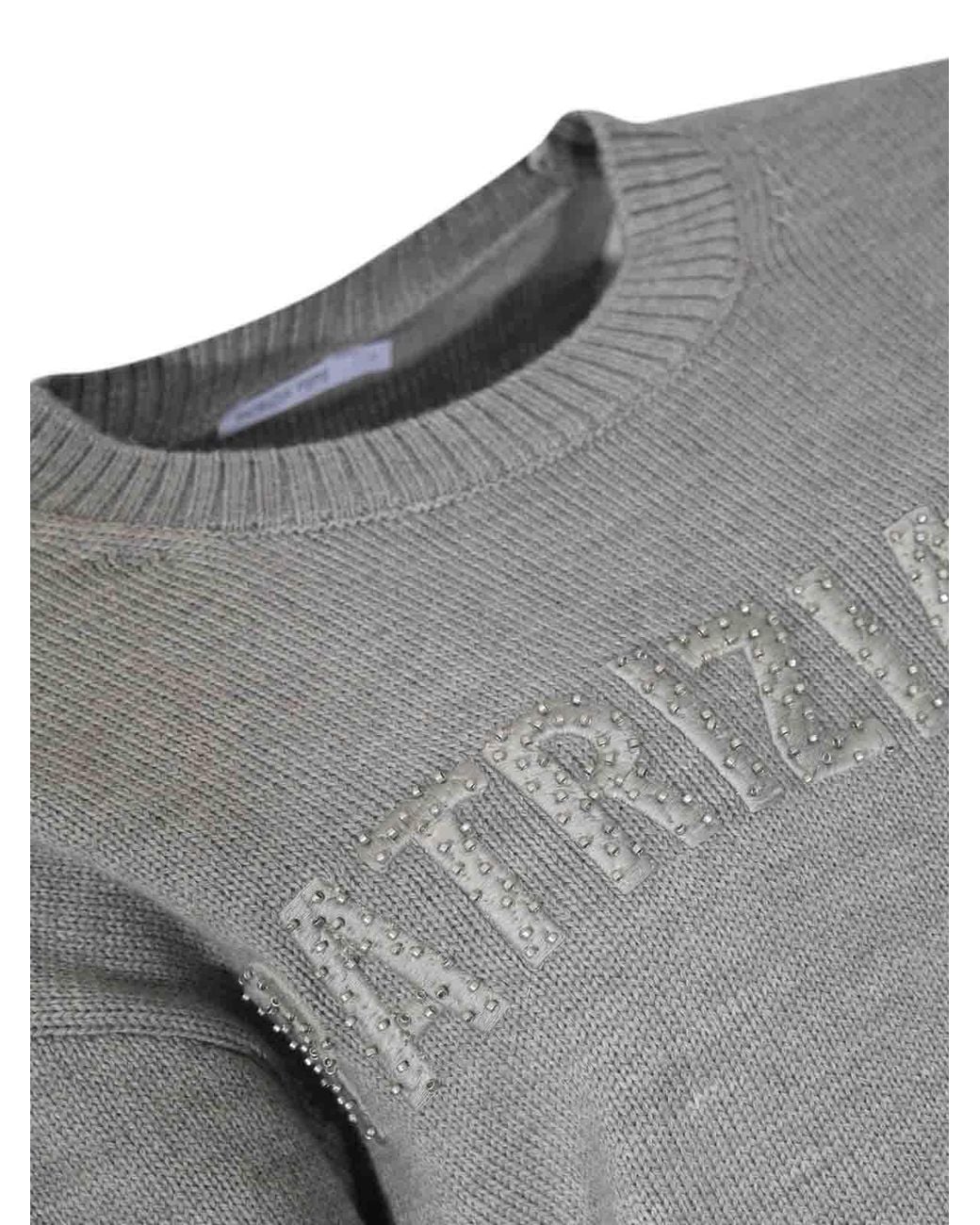 Patrizia Pepe Gray Sweater