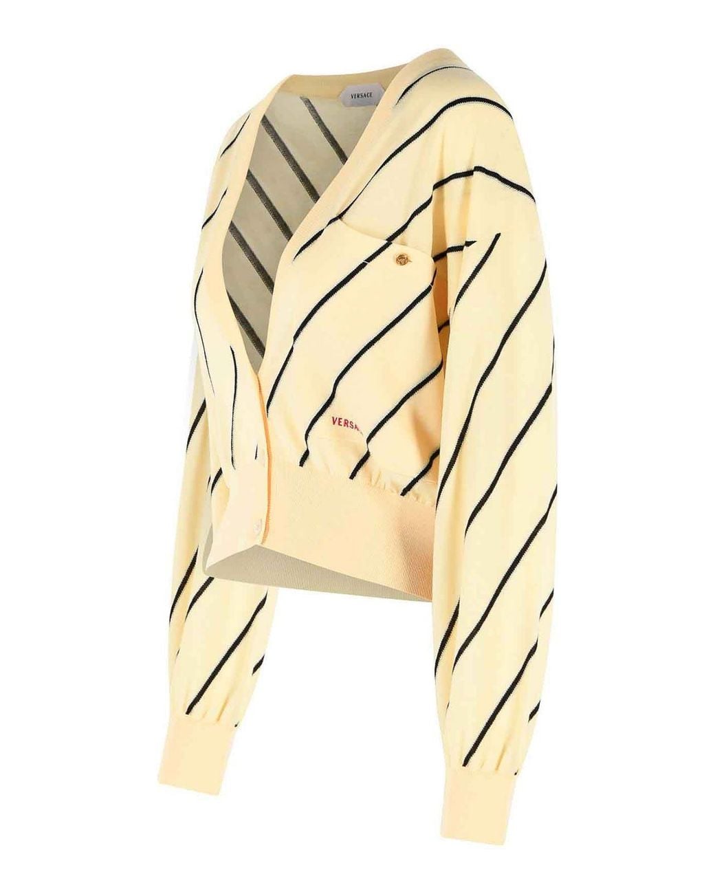 Versace Metallic Cardigan