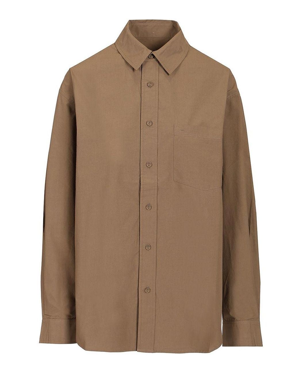 Matteau Brown Relaxed Shirt