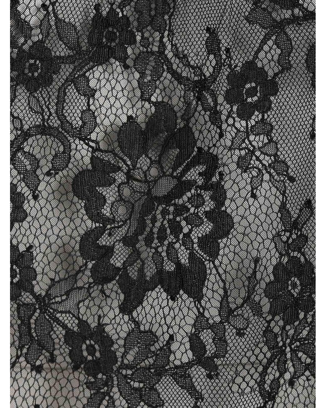 Self-Portrait Black Lace Blouse