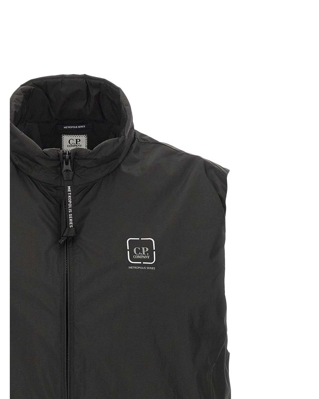 C P Company Black The Metropolis Series Vest for men