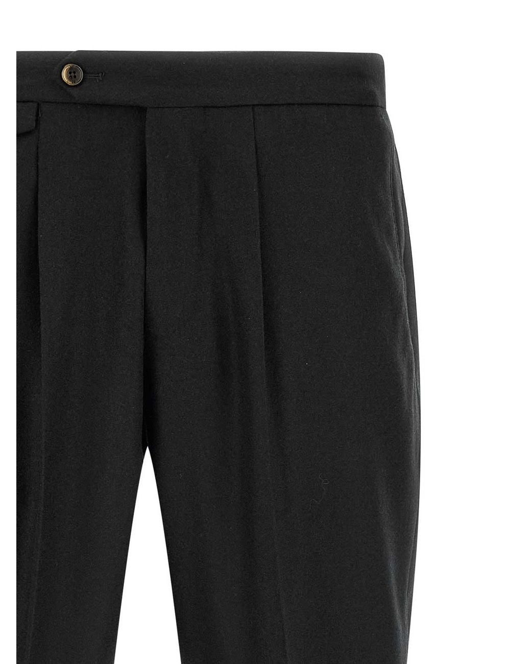 PT Torino Black Pants for men